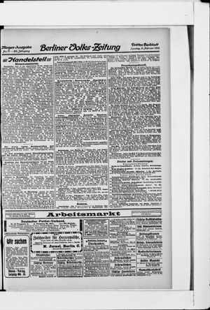 Berliner Volkszeitung on Feb 11, 1912