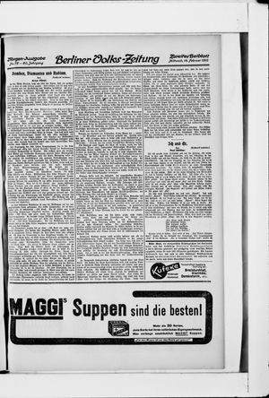Berliner Volkszeitung vom 14.02.1912