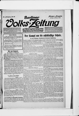 Berliner Volkszeitung vom 16.02.1912