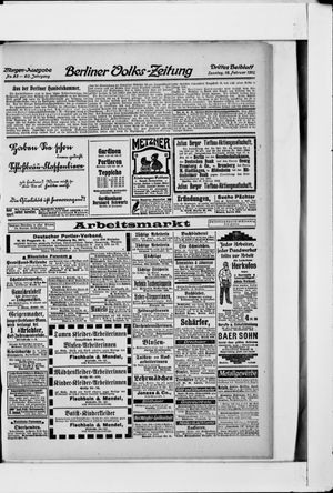 Berliner Volkszeitung vom 18.02.1912