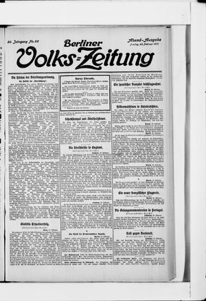Berliner Volkszeitung vom 23.02.1912