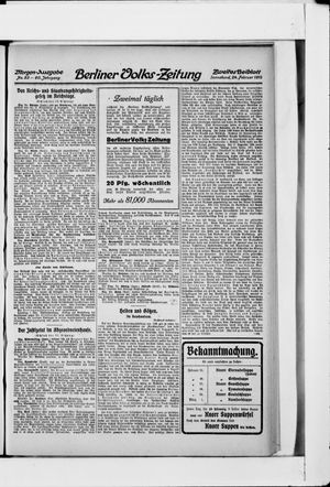 Berliner Volkszeitung on Feb 24, 1912
