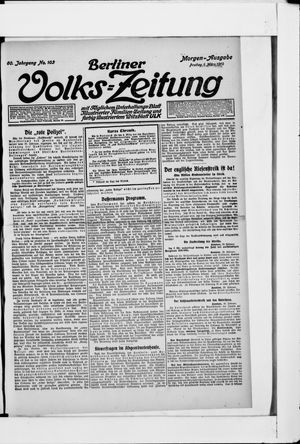 Berliner Volkszeitung vom 01.03.1912