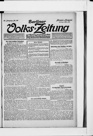 Berliner Volkszeitung vom 03.03.1912