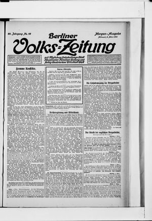 Berliner Volkszeitung on Mar 6, 1912