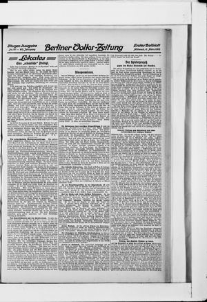 Berliner Volkszeitung vom 06.03.1912