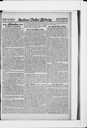Berliner Volks-Zeitung vom 13.03.1912