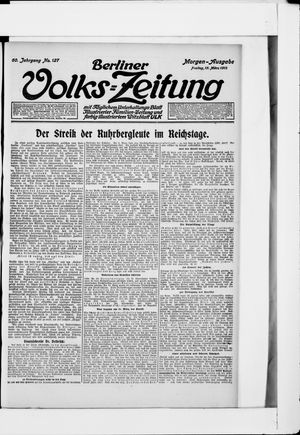 Berliner Volkszeitung vom 15.03.1912