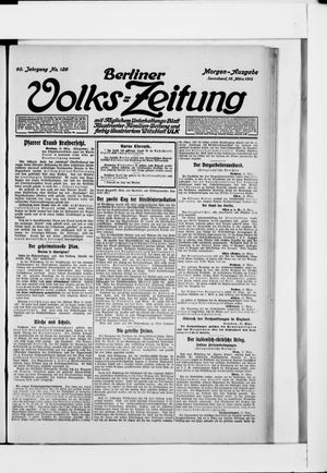 Berliner Volkszeitung vom 16.03.1912