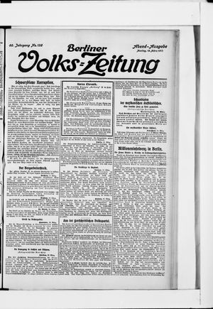 Berliner Volkszeitung vom 18.03.1912
