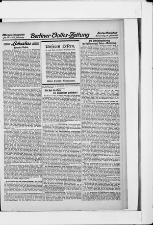 Berliner Volkszeitung vom 21.03.1912