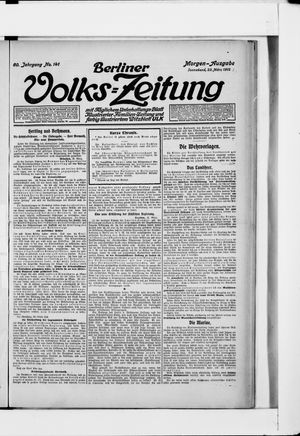 Berliner Volkszeitung on Mar 23, 1912