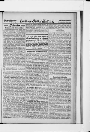 Berliner Volkszeitung vom 23.03.1912