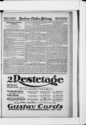 Berliner Volkszeitung vom 27.03.1912