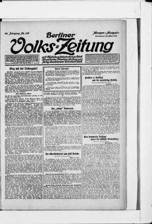 Berliner Volkszeitung vom 30.03.1912