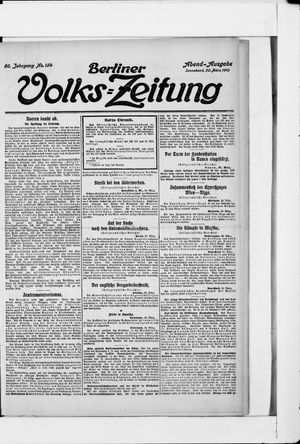 Berliner Volkszeitung on Mar 30, 1912
