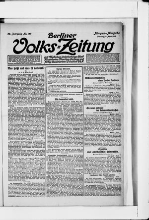 Berliner Volkszeitung on Apr 2, 1912