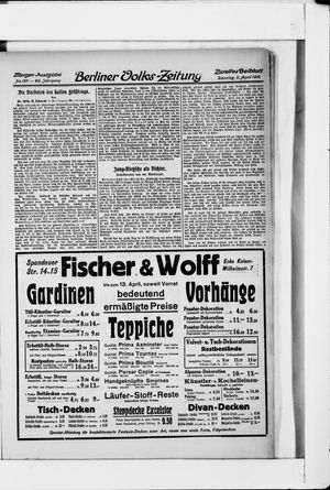 Berliner Volkszeitung vom 02.04.1912
