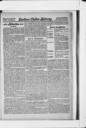 Berliner Volkszeitung vom 04.04.1912