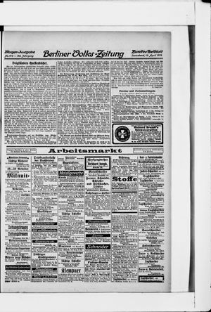 Berliner Volkszeitung vom 13.04.1912
