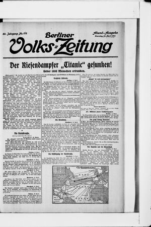 Berliner Volkszeitung vom 16.04.1912
