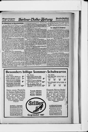 Berliner Volkszeitung vom 20.04.1912