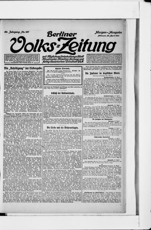 Berliner Volkszeitung vom 24.04.1912