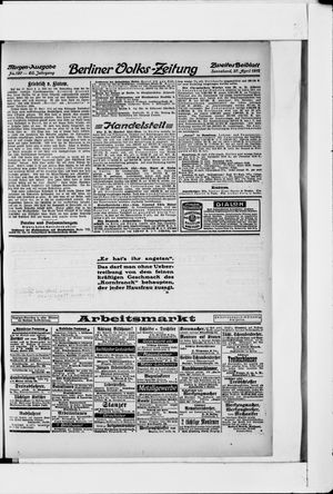 Berliner Volkszeitung vom 27.04.1912