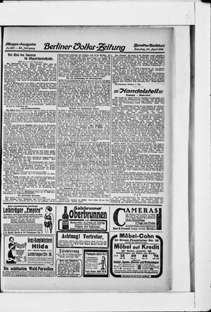 Berliner Volkszeitung vom 30.04.1912