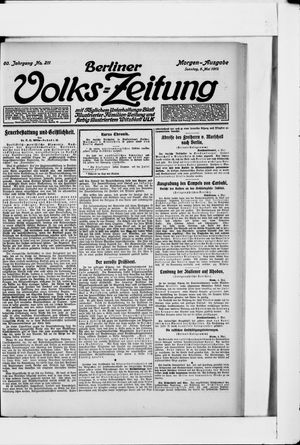 Berliner Volkszeitung vom 05.05.1912