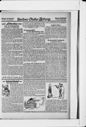 Berliner Volkszeitung vom 05.05.1912