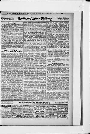 Berliner Volkszeitung vom 05.05.1912