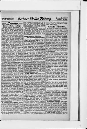 Berliner Volkszeitung vom 07.05.1912