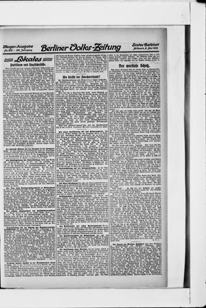 Berliner Volkszeitung vom 08.05.1912