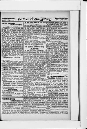 Berliner Volkszeitung vom 08.05.1912