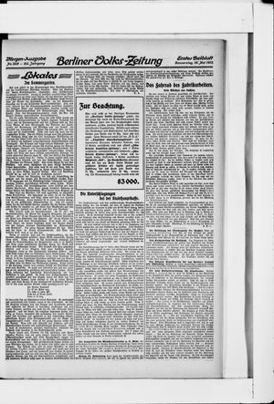 Berliner Volkszeitung vom 16.05.1912
