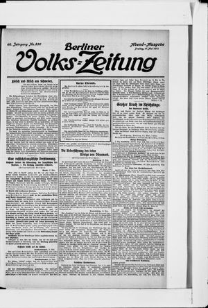 Berliner Volkszeitung vom 17.05.1912