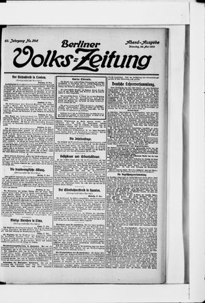 Berliner Volkszeitung vom 28.05.1912