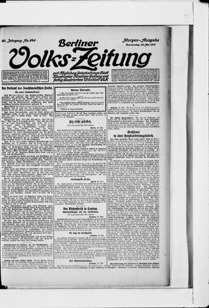 Berliner Volkszeitung vom 30.05.1912