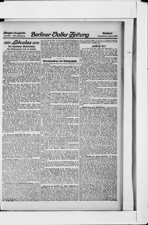 Berliner Volkszeitung vom 01.06.1912