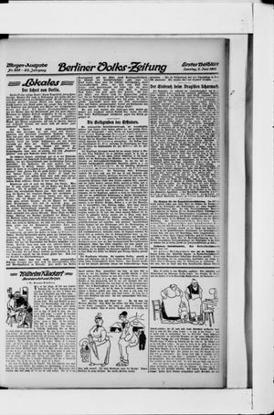 Berliner Volkszeitung on Jun 2, 1912
