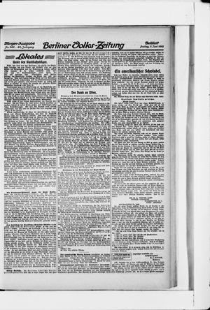 Berliner Volkszeitung vom 07.06.1912