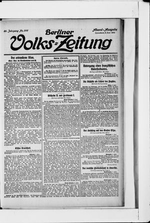 Berliner Volkszeitung vom 08.06.1912