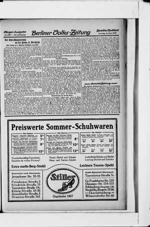 Berliner Volkszeitung vom 09.06.1912