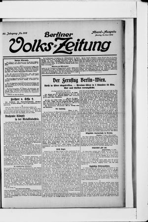 Berliner Volkszeitung vom 10.06.1912