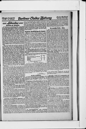 Berliner Volkszeitung vom 11.06.1912