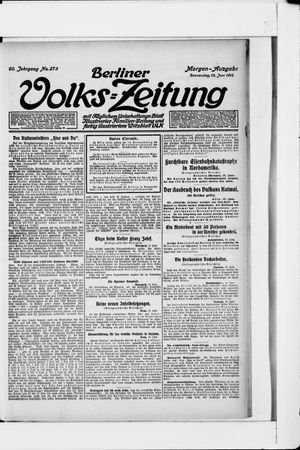 Berliner Volkszeitung vom 13.06.1912