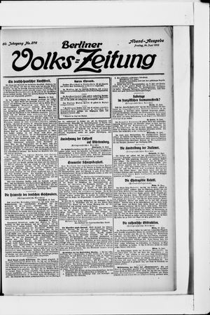 Berliner Volkszeitung vom 14.06.1912