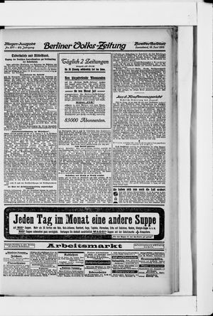 Berliner Volkszeitung vom 15.06.1912