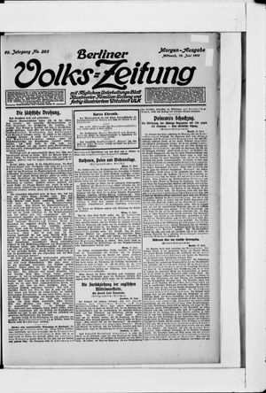 Berliner Volkszeitung vom 19.06.1912
